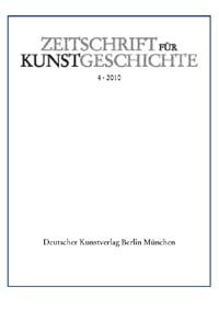 Zeitschrift für Kunstgeschichte © Cover Deutscher Kunstverlag