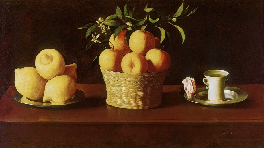Stillleben mit Zitronen, Orangen und einer Rose, 1633 © Musée de Grenoble / courtesy Schirmer Mosel