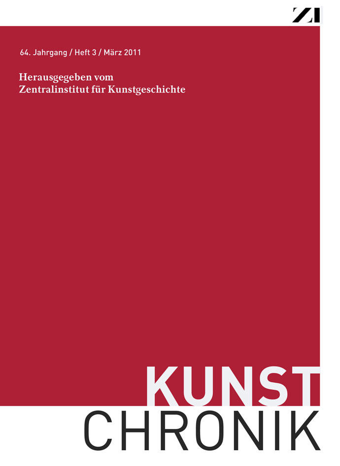 Kunstchronik 03/2011 © Cover Verlag Hans Carl
