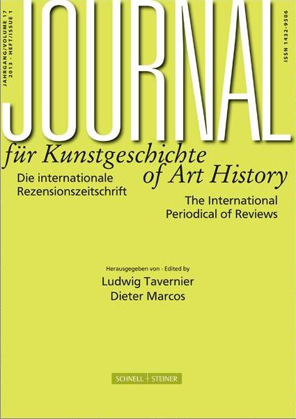 Journal für Kunstgeschichte 1/2013 © Cover Verlag Schnell   Steiner