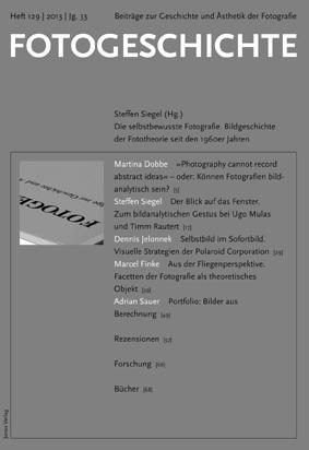 Fotogeschichte Heft 129/2013 © Cover Jonas Verlag