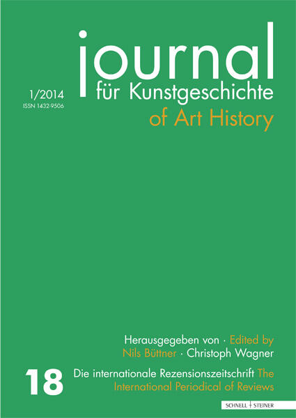 Journal für Kunstgeschichte 01/2014 © Cover Schnell & Steiner