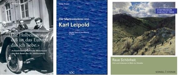 Holbeinstraße © Cover Schwabe | Karl Leipold © Cover VDG Weimar | Raue Schönheit © Cover Schnell und Steiner