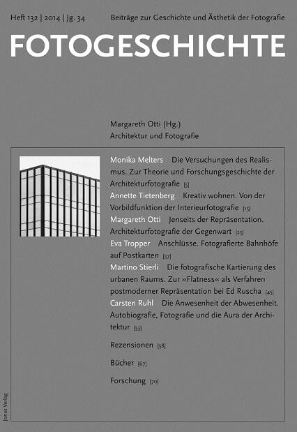 Fotogeschichte Heft 132/2014 © Cover Jonas Verlag