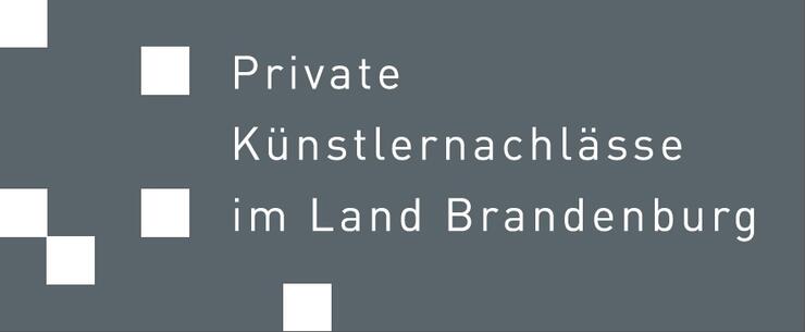 Logo »Private Künstlernachlässe im Land Brandenburg«