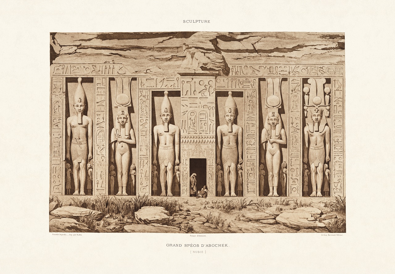 Émile Prisse d’Avennes: Tempel von Abu Simbel. © Taschen Verlag