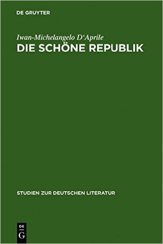 Die schöne Republik © Cover De Gruyter