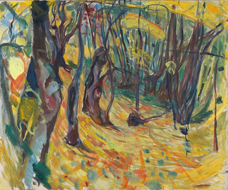 Edvard Munch: Herbst im Ulmenwald, 1919/20 © Munch Museum Oslo