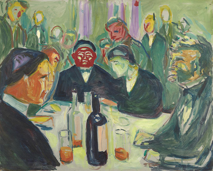 Edvard Munch: Die Trinkgesellschaft, 1927-30 © Munch Museum Oslo
