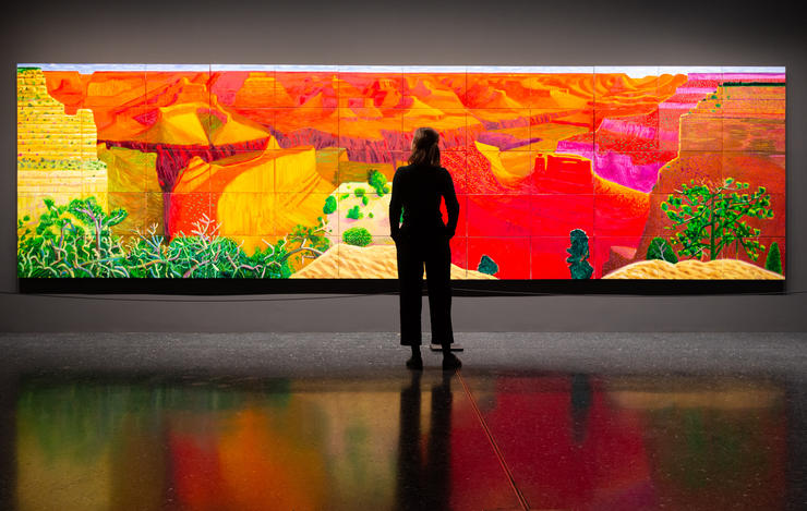 Ausstellungsansicht David Hockney. Die Tate zu Gast Foto: Ulrich Perrey