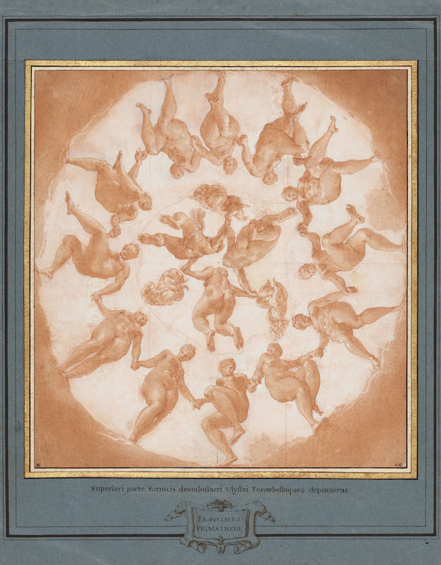 Francesco Primaticcio (1504–1570) Der Tanz der Horen, ca. 1547–1548 Rote Kreide auf Papier 358 × 335 mm (Blatt) Städel Museum, Frankfurt am Main Foto: Städel Museum