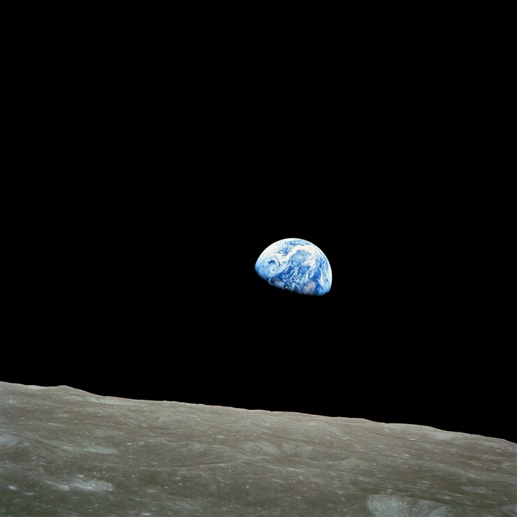Bill Anders (Apollo 8): Earthrise, 1968 | NASA © Wikimedia Commons