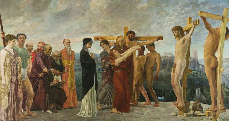 Max Kinger: Die Kreuzigung Christi, 1890 © InGestalt Michael Ehritt