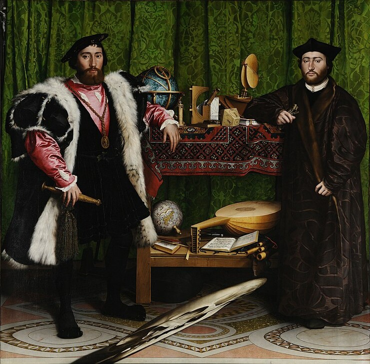Hans Holbein d.J.: Die Gesandten (1533) © London National Gallery/Wikimedia Commons