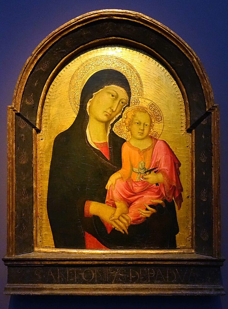 Simone Martini: Maria mit dem Kind, 1315-35, Tempera auf Pappelholz, Foto © Rainer K. Wick