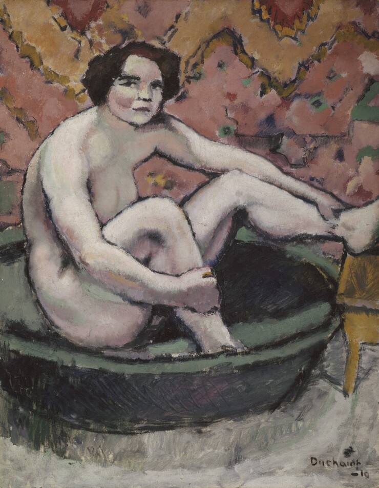 Marcel Duchamp, Femme nue assise dans un tub (Akt, in einer Badewanne sitzend), 1910, The Art Institute of Chicago, Gift of Mrs. Marcel Duchamp, 1974, cover © Association Marcel Duchamp
