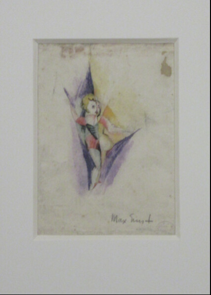 Max Ernst, Tänzerin, aus einer Blüte steigend,  um 1913, Museum Ludwig, Köln.  (Foto: Birgit Rackensperger)